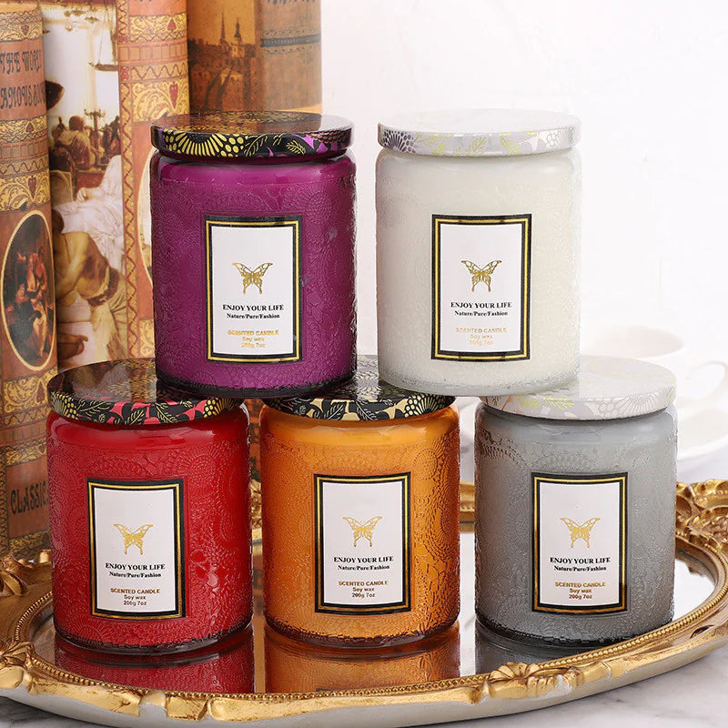 Scented Aromatherapy Soy Wax Candles