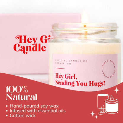 Hug in A Jar Candles [Sweet Fig & Grapefruit] 13 oz