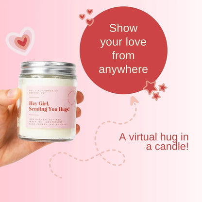 Hug in A Jar Candles [Sweet Fig & Grapefruit] 13 oz