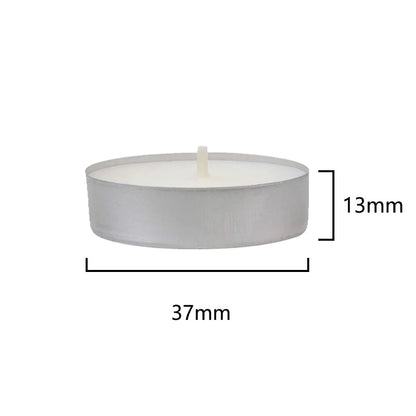 Unscented 4- Hour Tealight Candles [100 Pack]