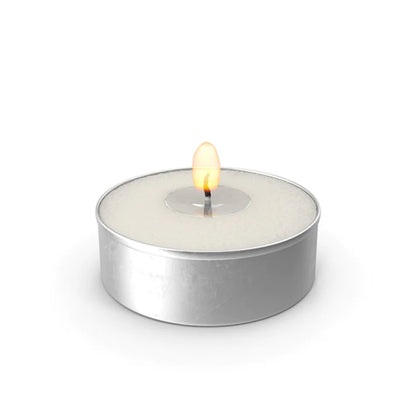 Unscented 4- Hour Tealight Candles [100 Pack]